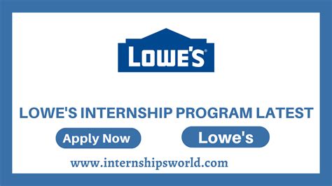 lowe's summer internships.